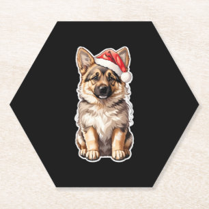 Santa Pawster   Paper Coaster
