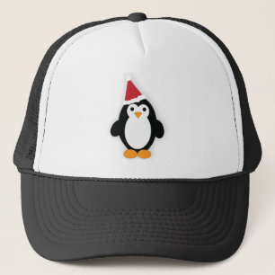 Santa Penguin Trucker Hat