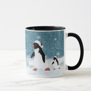Santa Penguins Mug