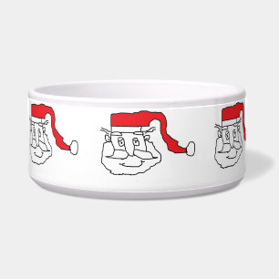Santa Pet Bowl