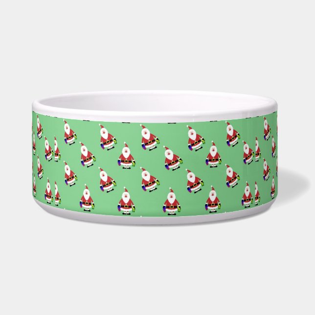 Santa Pet Bowl (Front)