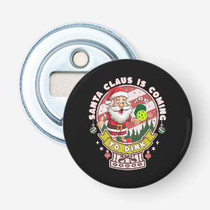 Santa Pickleball Christmas, Funny Santa  Bottle Opener