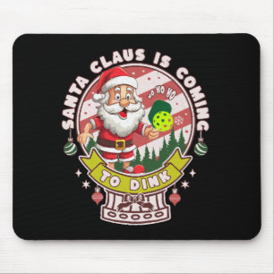Santa Pickleball Christmas, Funny Santa  Mouse Pad