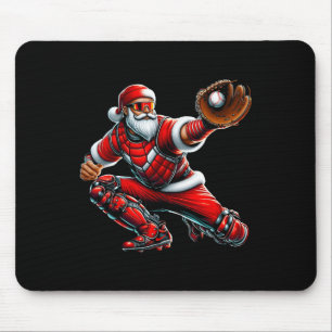 Santa Playing Sell Catcher Merry Christmas Sport P Mouse Pad