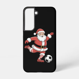 Santa Plays Soccer Christmas Sports Samsung Galaxy Case
