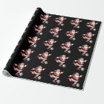Santa Plays Soccer Christmas Sports Wrapping Paper<br><div class="desc">Santa Plays Soccer Christmas Sports</div>