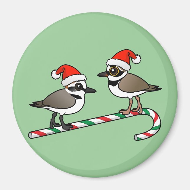 Santa Plovers Magnet (Front)