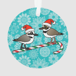Santa Plovers Ornament