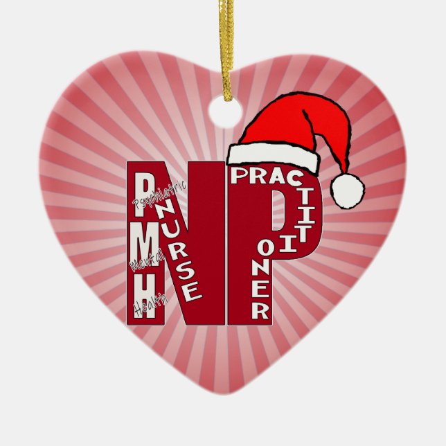 SANTA PMH-NP BigRed Ceramic Tree Decoration (Front)