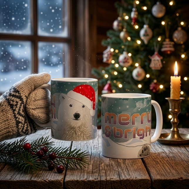 Santa Polar Bear | Beary Christmas Mugs (Creator Uploaded)