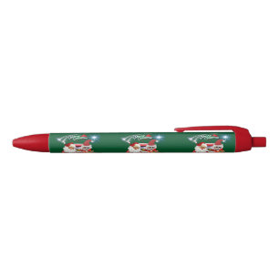 Santa Poodle Reindeer Writing Pen