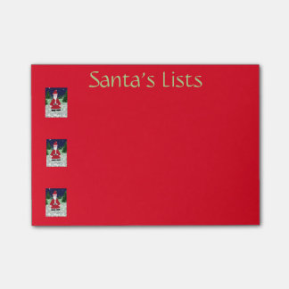 Santa Post It Note