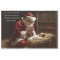 Santa Praying Thankful for Birth of Jesus Christ 