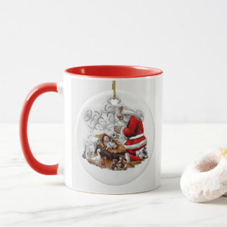 Santa Praying with Baby Jesus Mug