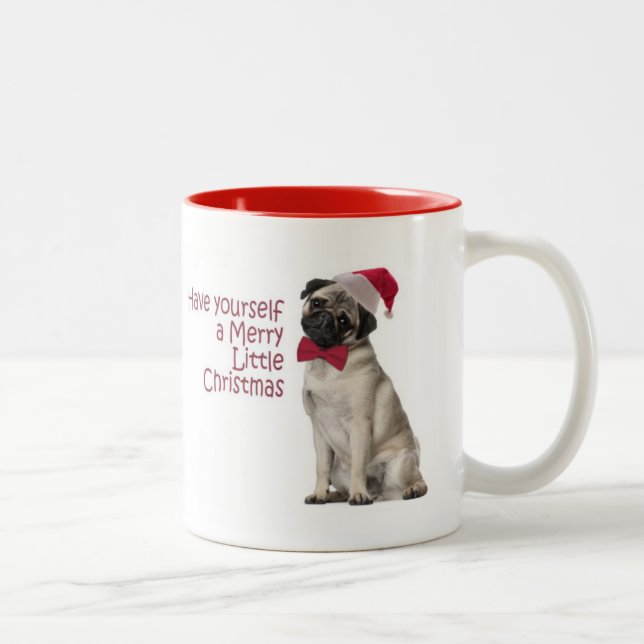 Santa Pug Mug (Right)