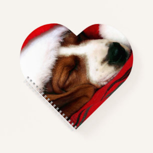 Santa Puppy Notebook