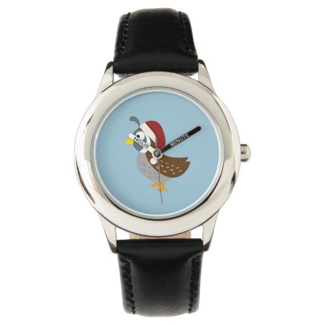 Santa Quail Watch (Front)