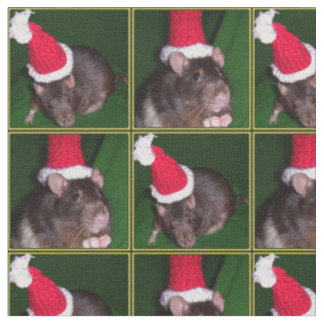Santa Rat Fabric