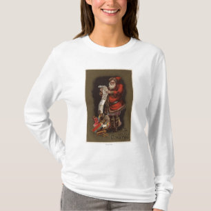 Santa Reading his Good Children List T-Shirt