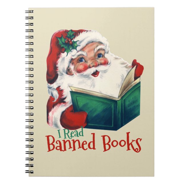 Santa Reads Banned Books (Front)