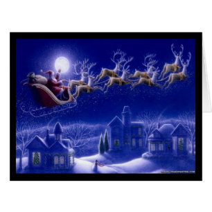 Santa & Reindeer night Skies