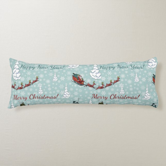 santa reindeer team body cushion (Front)