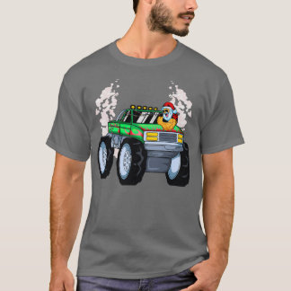 Santa Riding a Monster Truck 2 T-Shirt