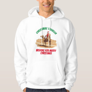 Santa riding Camel Hoodie