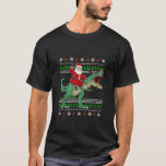 Santa Riding Dino Funny Christmas Ugly Sweater Tan<br><div class="desc">Santa Riding Dino Funny Christmas Ugly Sweater Tank Top</div>
