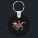 Santa Riding Dinosaur T Rex Christmas Boys Men Xma Key Ring<br><div class="desc">Santa Riding Dinosaur T Rex Christmas Boys Men Xmas Gifts</div>