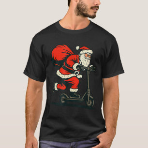 Santa Riding Electric Scooter  T-Shirt