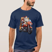 Santa Riding Moto: Christmas gift idea