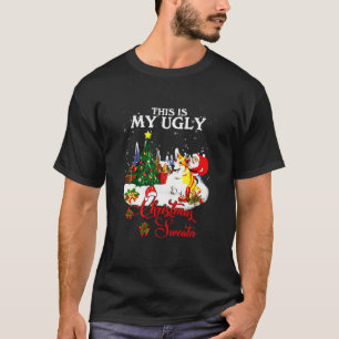 Santa Riding Welsh Corgi Corgi T-Shirt