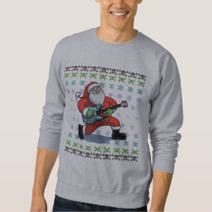 Santa Rock Ugly Sweatshirt