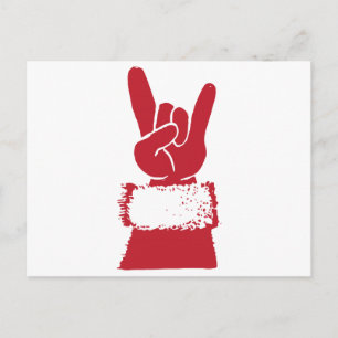 Santa Rocks! Holiday Postcard