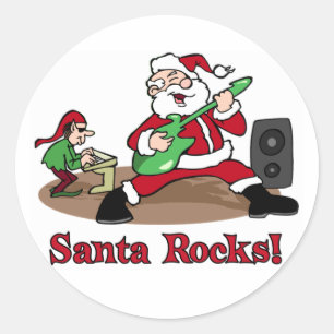 Santa Rocks stickers