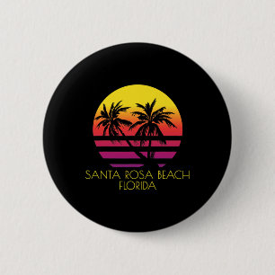 Santa Rosa Beach Florida  6 Cm Round Badge