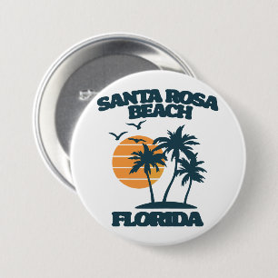 Santa Rosa Beach Florida  7.5 Cm Round Badge