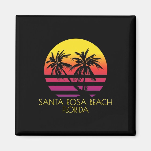 Santa Rosa Beach Florida  Magnet (Front)