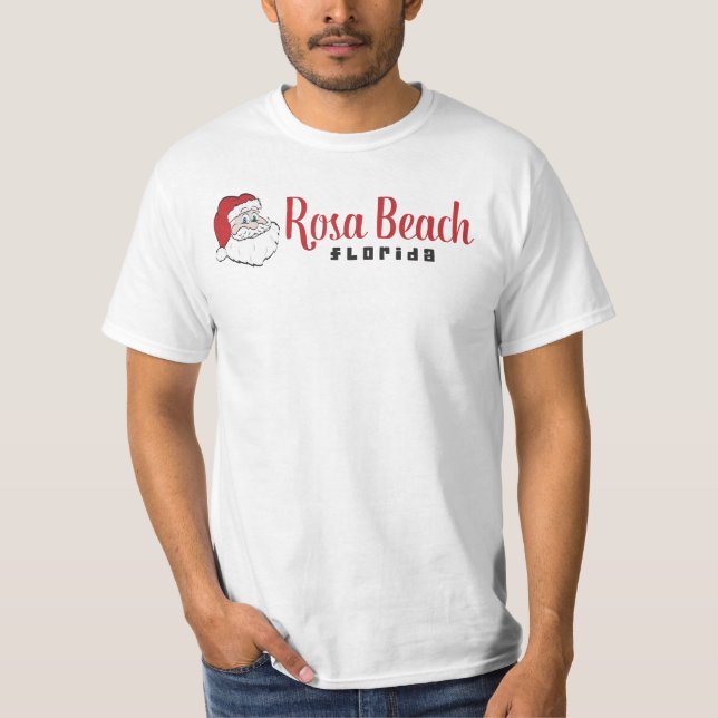 Santa Rosa Beach Florida (Santa Claus) T-shirt (Front)