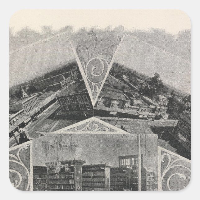 Santa Rosa, California 6 Square Sticker (Front)