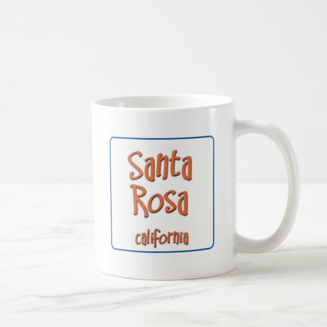 Santa Rosa California BlueBox Coffee Mug (Right)