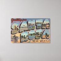 Santa Rosa, New Mexico - Large Letter Scenes