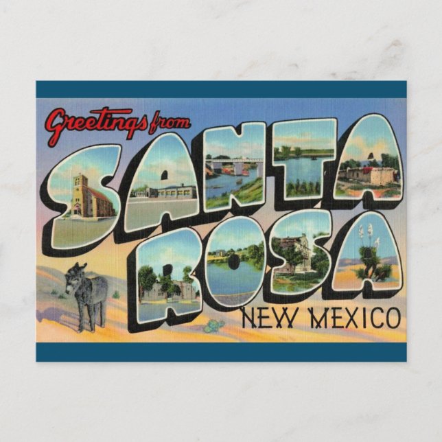 Santa Rosa  New Mexico Postcard (Front)