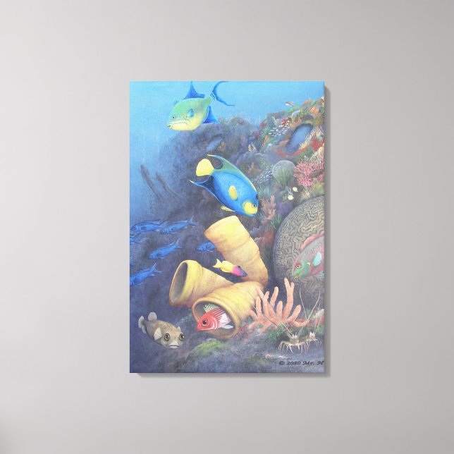 Santa Rosa Wall 1 Fine Art Wrapped Canvas Print (Front)