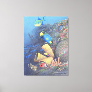 Santa Rosa Wall 1 Fine Art Wrapped Canvas Print