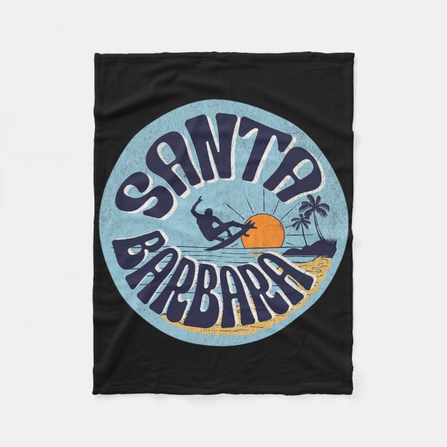 Santa Rra _2  Fleece Blanket (Front)