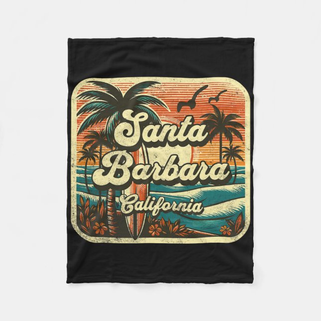 Santa Rra _4  Fleece Blanket (Front)