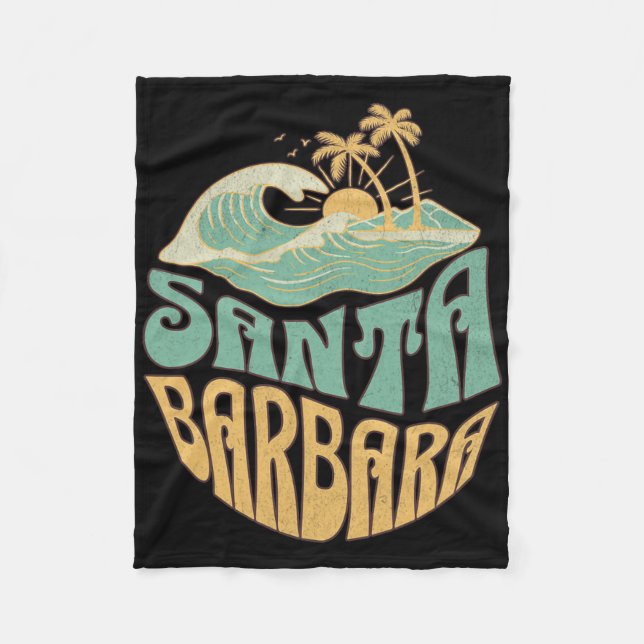 Santa Rra  Fleece Blanket (Front)