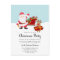 Santa, Rudolph & Sled Christmas Party Invitations